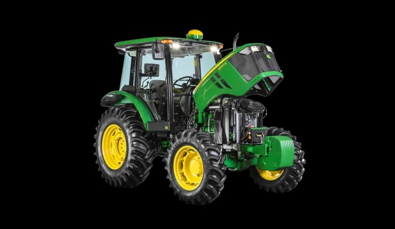 Trator John Deere 5090E com motor de 90 CV