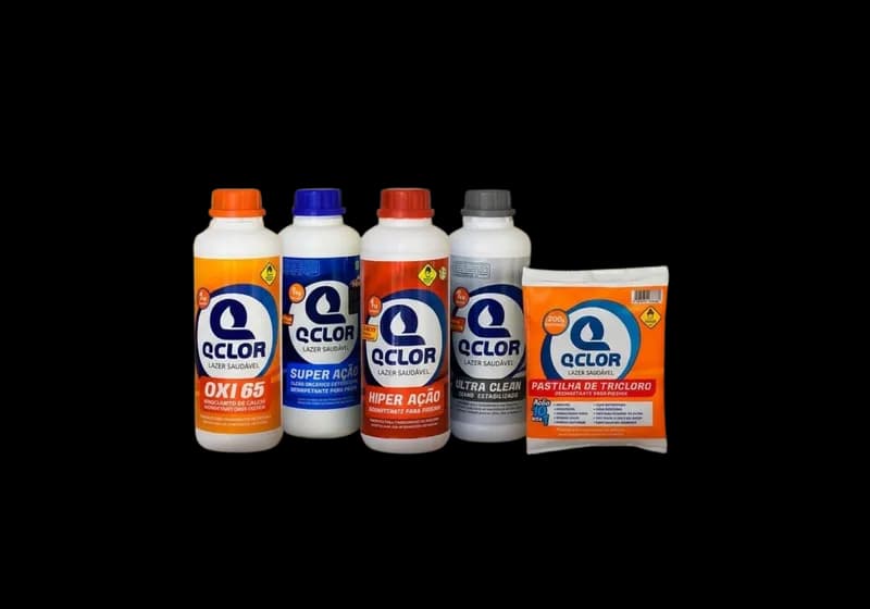 Linha Completa Qcolor - Tratamento de Piscinas