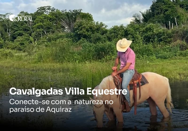 CAVALGADA EM MEIO À NATUREZA 